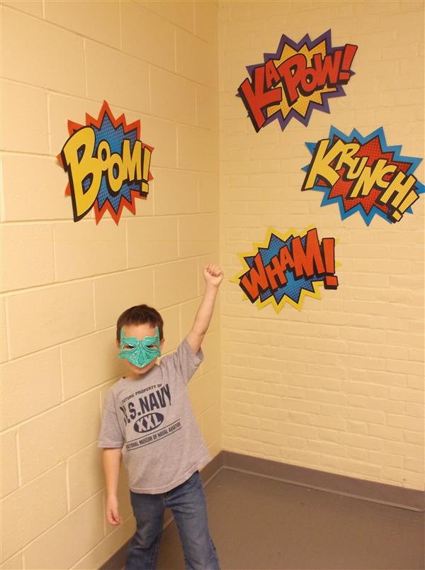 super hero student 